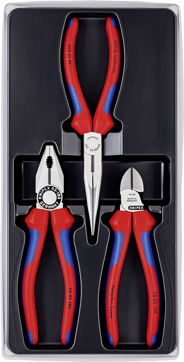 Knipex 00 20 11 Workshop Pliers set 3-piece