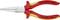 A red and yellow two-component pliers with chrome vanadium thread, insulated up to 1000 V. Made in Germany.