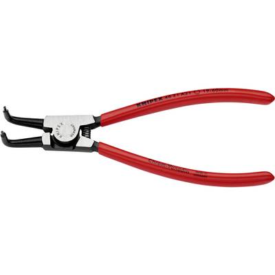 Red circlip pliers by Knipex, specifically designed for the installation and removal of circlips, with ergonomic handles for optimal grip.