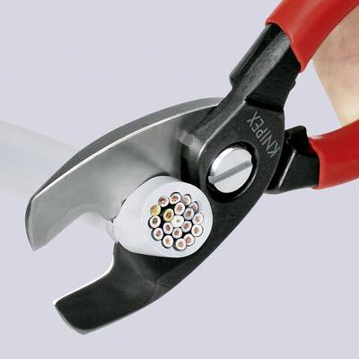 Knipex Knipex-Werk 95 11 200 Cable cutter Suitable for (cable stripping) Single/multi-core aluminium and copper cables 2