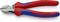 A red and blue side cutter with the inscription 'Knipex', suitable for cutting wires and cables.