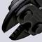 Close-up of a black bicycle pedal with a non-slip surface and robust construction, suitable for safe cycling.