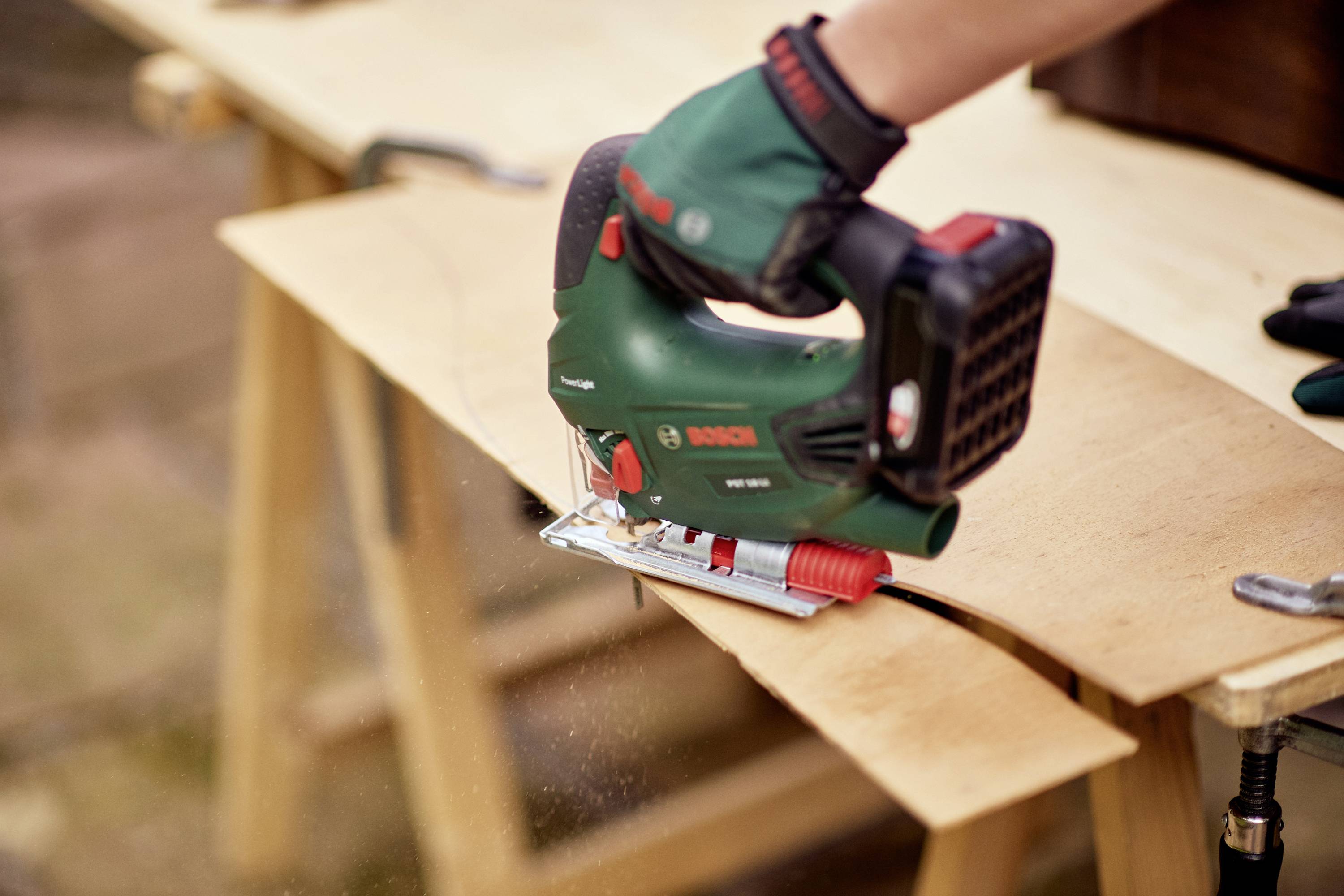 Bosch Home and Garden PST 18 LI Cordless pendulum action jigsaw 0603011002 w/o battery 18 V-7