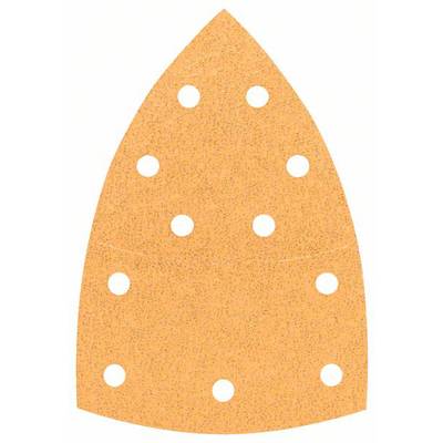Bosch Accessories  2608607402 Multi-purpose sandpaper Hook-and-loop-backed, Punched Grit size 40  (L x W) 102 mm x 62.93