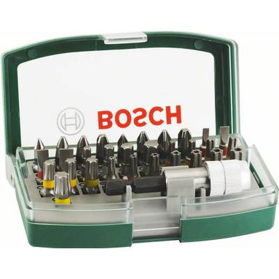Bosch Accessories PROMOLINE 2607017063 Bit set 32-piece Slot, Phillips, Pozidriv, Allen, Star TH, Star 