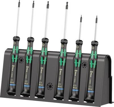 Wera 2052/6 Electrical & precision engineering Screwdriver set 6-piece Allen