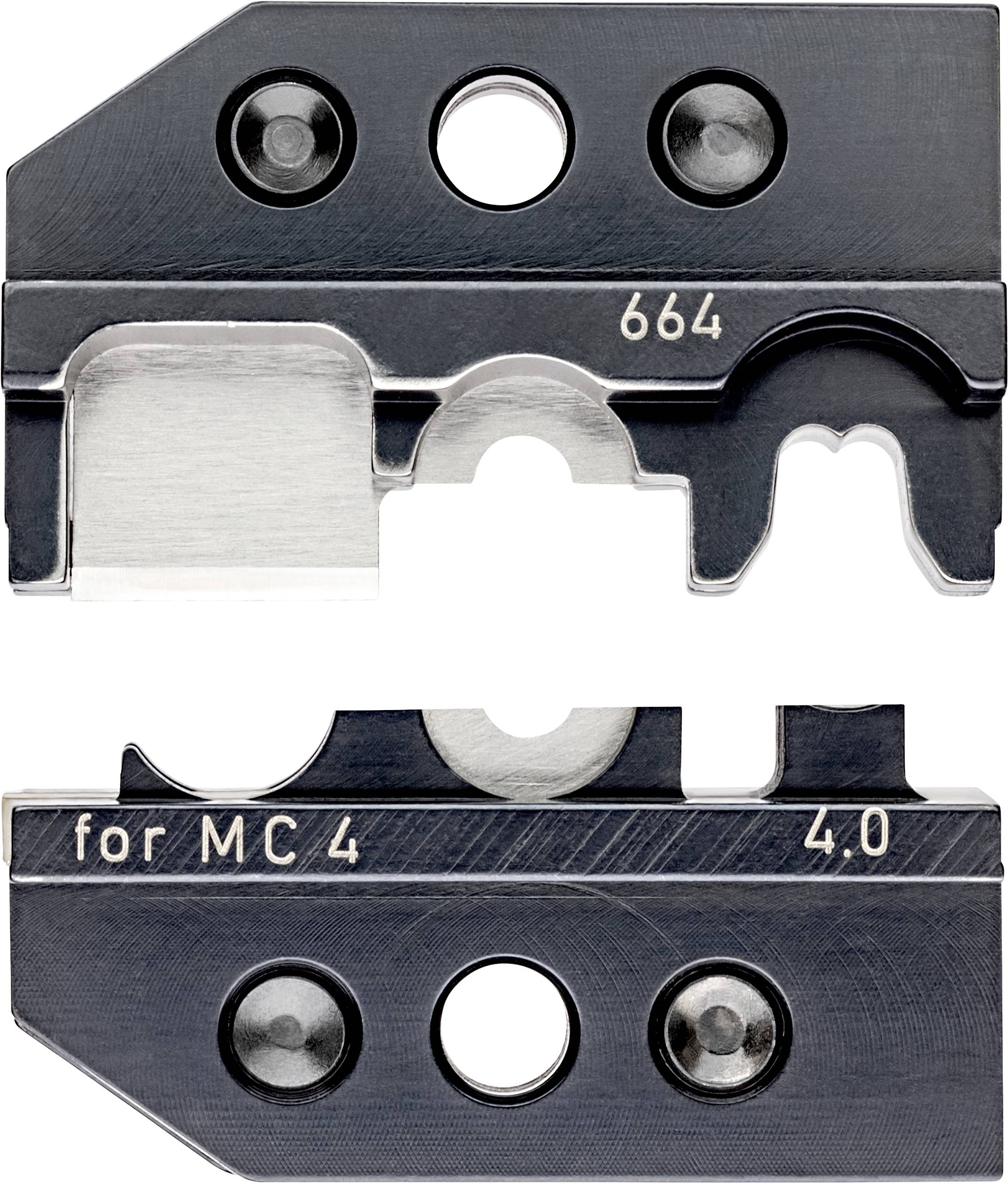 Knipex 97 49 66 4 Crimp inset PV connector Suitable for (pliers) MC4 4 mm² (max) Suitable for brand (pliers) Knipex 97 4