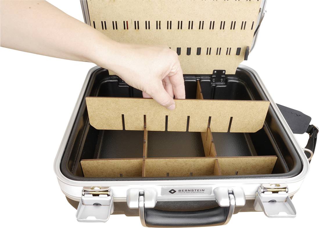 BERNSTEIN Tools for Electronics 1500 Electrical contractor Tool box (+ tools) 41-piece (L x W x H) 340 x 360 x 180 mm-6