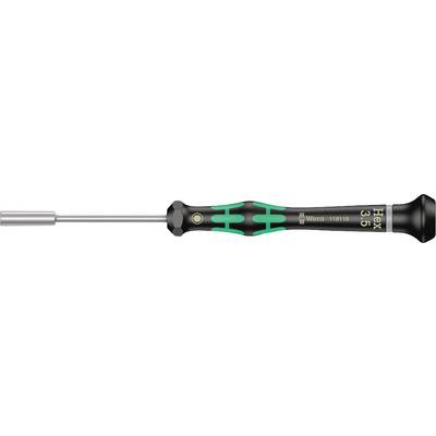 A screwdriver with an ergonomic handle and green-black design, suitable for precise work in electronics and precision mechanics.