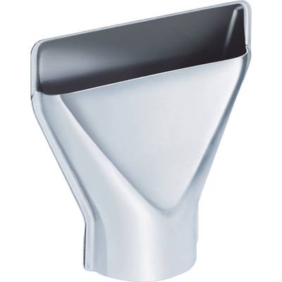 A silver, truncated cone-shaped nozzle with a flat, broad end. It is used for targeted air direction, commonly found on hairdryers.