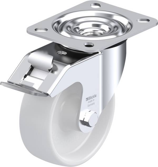 Blickle 298679 LE-PO 100G-FI Swivel wheel with brake Wheel diameter: 100 mm Load capacity (max.): 150 kg 1 pc(s)