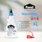 'Ponal' wood glue bottle with blue cap. Text: 'Water-resistant', 'For bonding in damp areas', 'Fresh adhesive removable with water'.