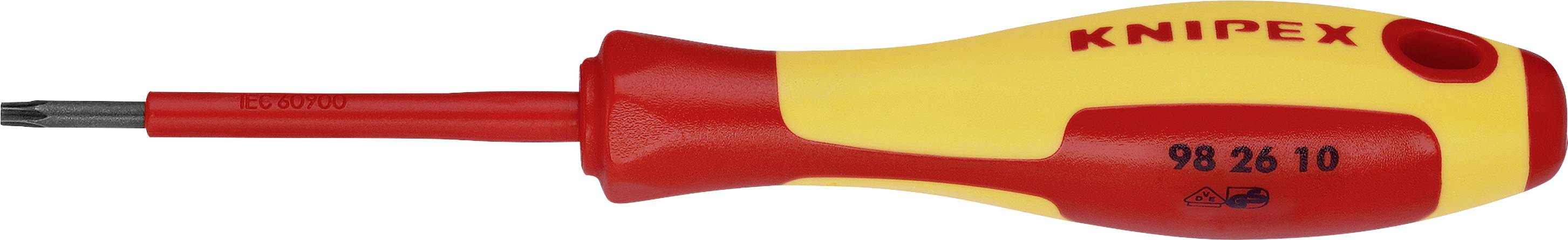 Knipex VDE Star screwdriver Size (screwdriver) T 10 Blade length: 60 mm DIN EN 60900 1 pc(s)
