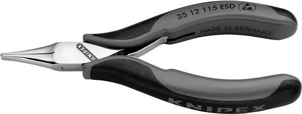 Knipex 35 12 115 ESD ESD Flat nose pliers Straight 115 mm