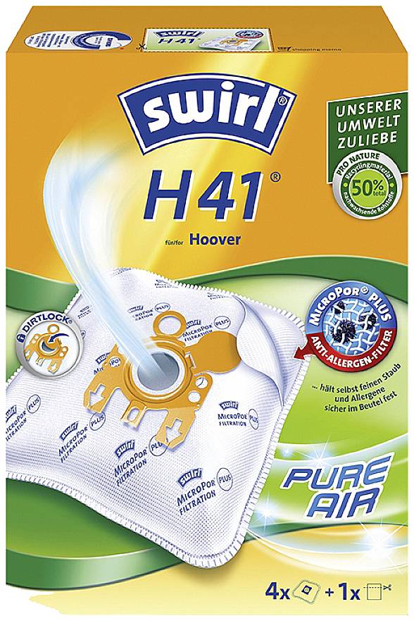 Image of Swirl H41 AirSpace Vacuum cleaner bag 4 pc(s)