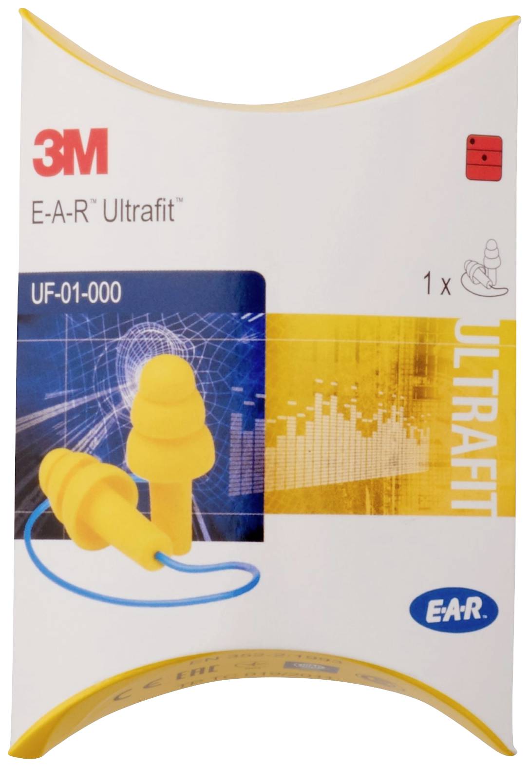 3M EAR UF01000 UltraFit Protective ear plugs 29 dB Disposable EN 352-2 50 Pair-3
