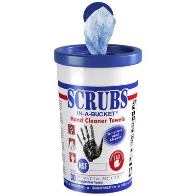 Scrubs In-a-Bucket  Hand wipes  30 pc(s)