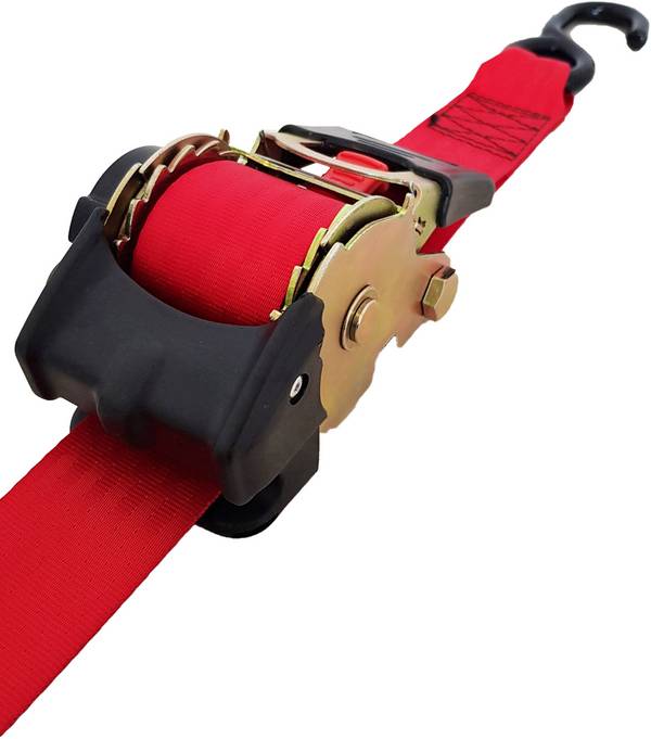 HP Autozubehör 12150 Auto-retractable ratchet strap Low lashing capacity (single/direct)=750 daN (L x W) 4.5 m x 50 mm Ratchet EN 12195-2