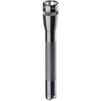 Silver torch with a ribbed handle for improved grip, slender cylindrical body.