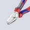 A red and blue combination pliers with a textured grip, suitable for cutting and gripping tasks.