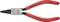A red circlip pliers by Knipex with a marking '12-25mm'. Suitable for installing and removing circlips.