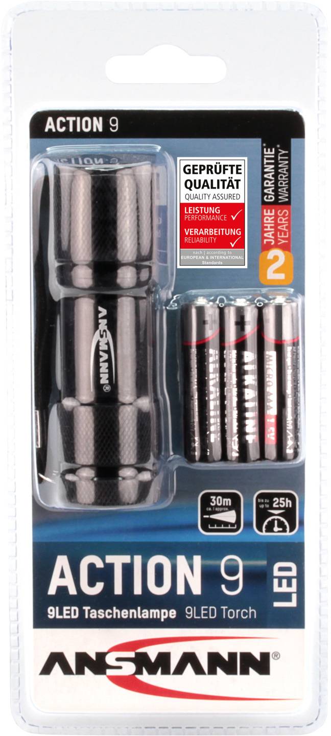 Ansmann Action9 LED (monochrome) Mini torch battery-powered 25 h 85 g-2