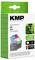 KMP ink cartridge replaces HP 343, saves 95 g CO2, color, for specific HP DeskJet models, environmentally friendly packaging.