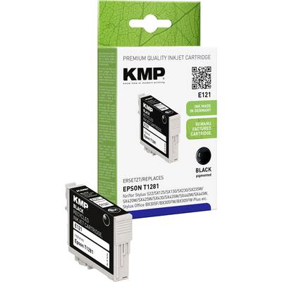 KMP Ink replaced Epson T1281 Compatible  Black E121 1616,0001