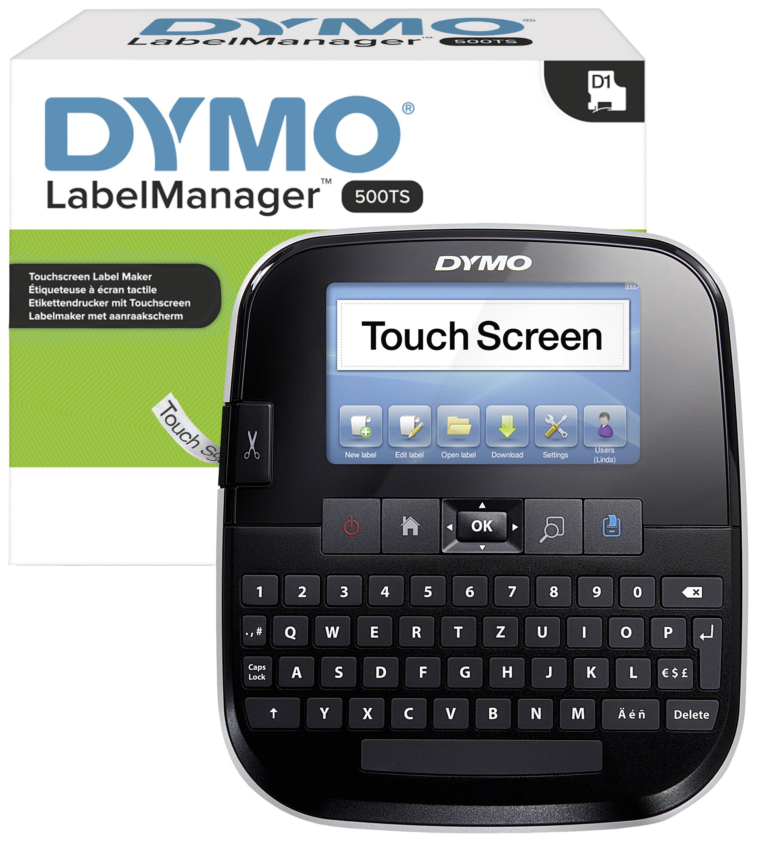 DYMO LabelManager 500TS Label printer Suitable for scrolls: D1 6 mm, 9 mm, 12 mm, 19 mm, 24 mm-0