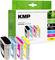 Multi-coloured packaging image of KMP ink cartridges, replacing HP 940XL. Includes black, cyan, magenta and yellow cartridges.