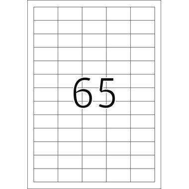 A square grid with the number '65' centred in the middle. The grid has 7 columns and 10 rows.