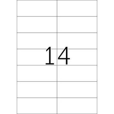 '14' stands large in the centre of a grid with a white background, consisting of rectangular squares.
