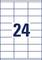 '24' in large, dark blue typeface, against a white background with thin, dark blue lines dividing the image into rectangles.