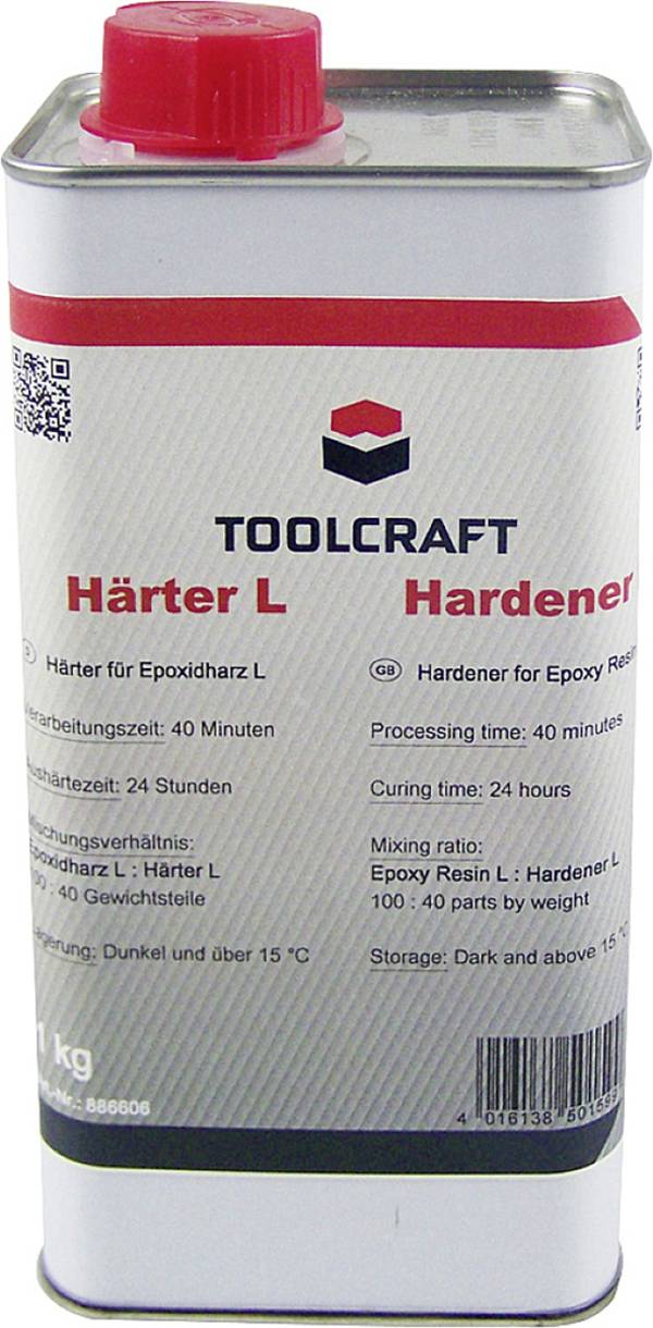 TOOLCRAFT 812636 Hardener L (slow) 1000g  1000 g