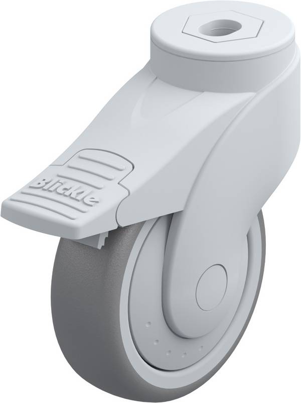 Blickle 744739 LWG-TPA 101KF-11-FI (LWG-TPA 101K-11-FI-FK) Swivel wheel with brake Wheel diameter: 100 mm Load capacity (max.): 100 kg 1 pc(s)