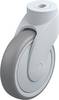 Blickle 743102 : 125 mm/Design-plastic-steering Type (misc.) Steering wheel with reverse lock