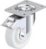 Blickle 412841 LK-SPO 125K-3-FI Swivel wheel with brake Wheel diameter: 125 mm Load capacity (max.): 350 kg 1 pc(s)