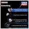 'Liqui Moly Tyre Shine: 1. Shake, spray thinly. 2. Allow to sit. 3. Wipe off with cloth. 4. Perform brake test.'