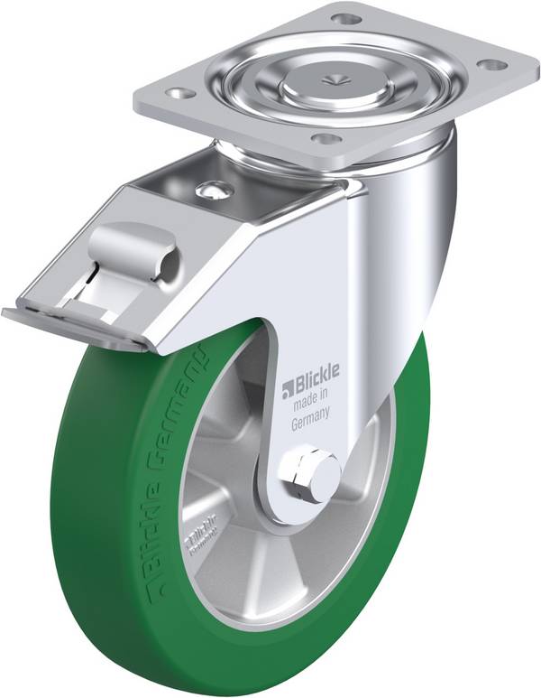 Blickle 579581 LH-ALST 200K-FI Swivel wheel with brake Wheel diameter: 200 mm Load capacity (max.): 750 kg 1 pc(s)