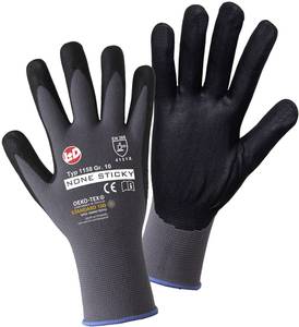 Leipold Doehle FOAM Nylon NITRILE 1158-8 Nylon Protective glove Size (gloves): 8, M EN 388   CAT II 1 Pair