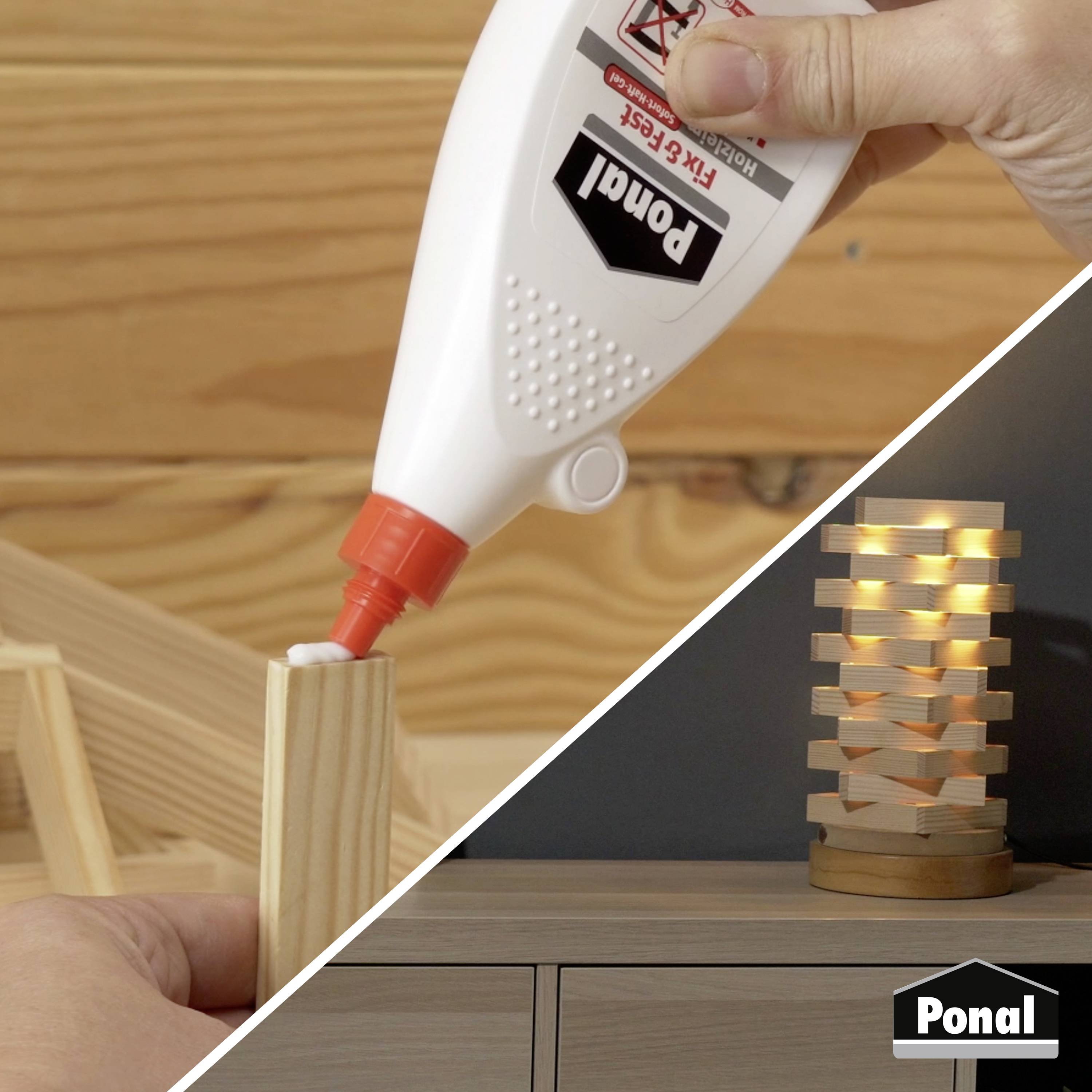 Ponal Fix & Fest Wood glue P500F 500 g-2