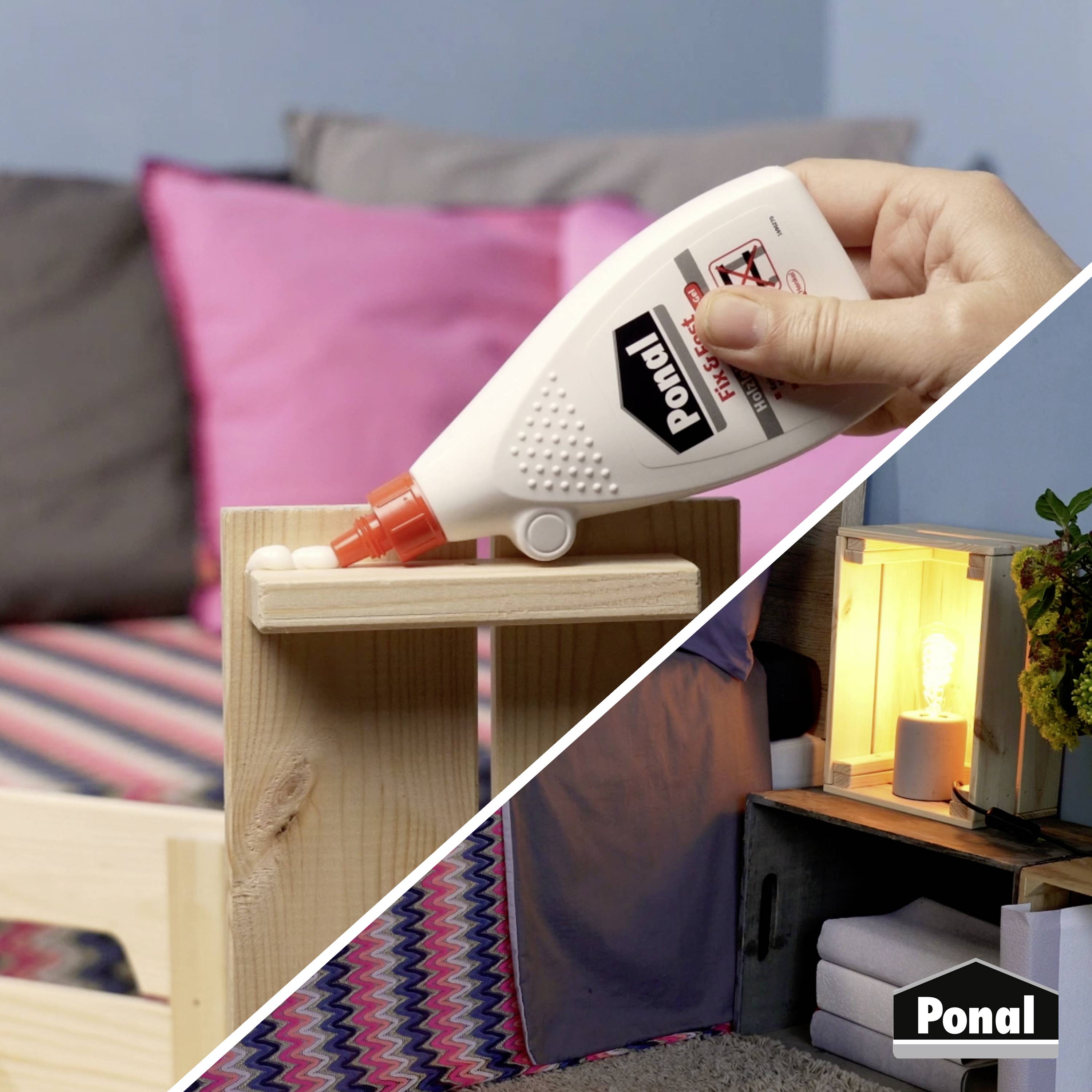 Ponal Fix & Fest Wood glue P500F 500 g-3