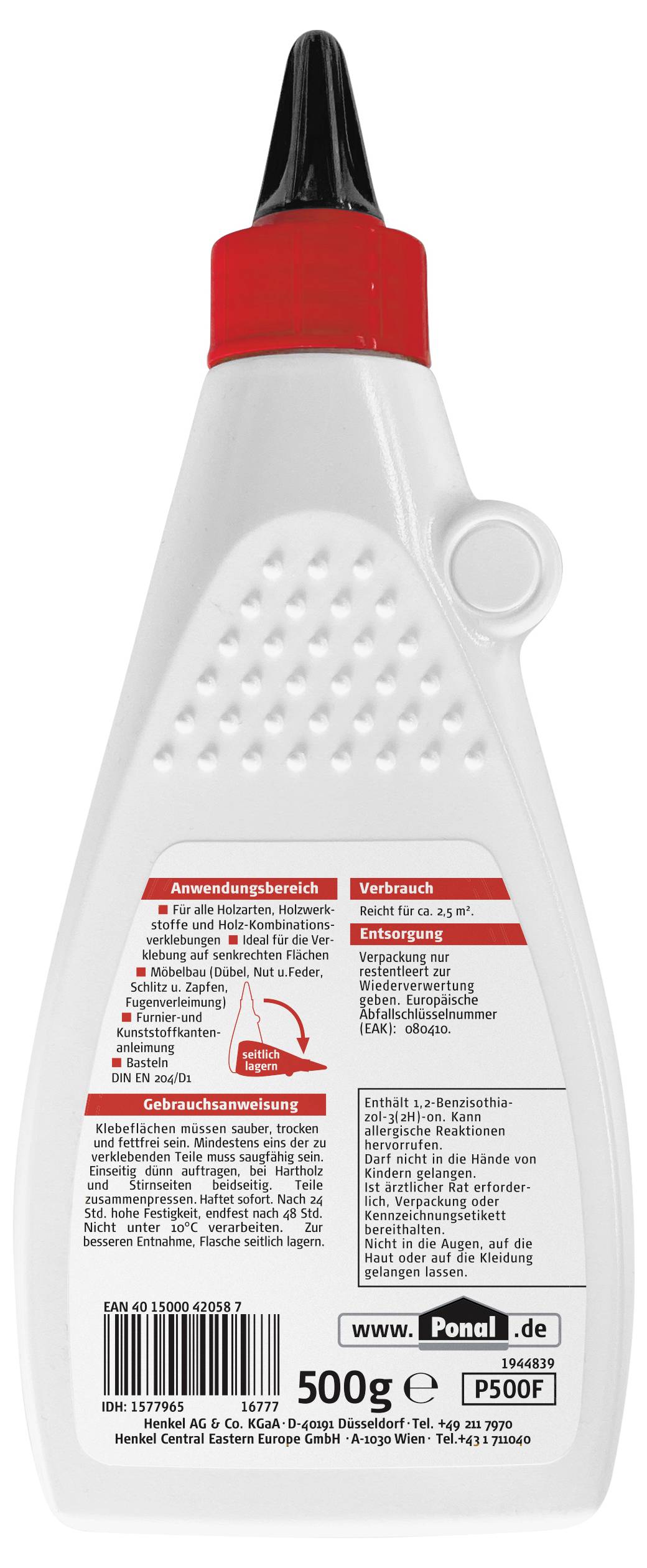 Ponal Fix & Fest Wood glue P500F 500 g-1