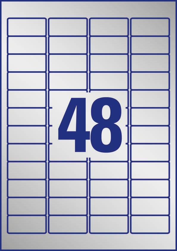 Number '48' in the centre of a rectangular grid.