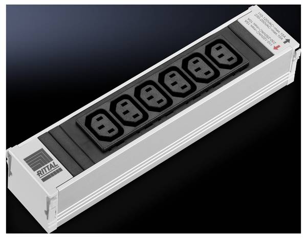 Rittal 7856.080 19 inch Server rack cabinet power strip IEC C13 10A Multicolour