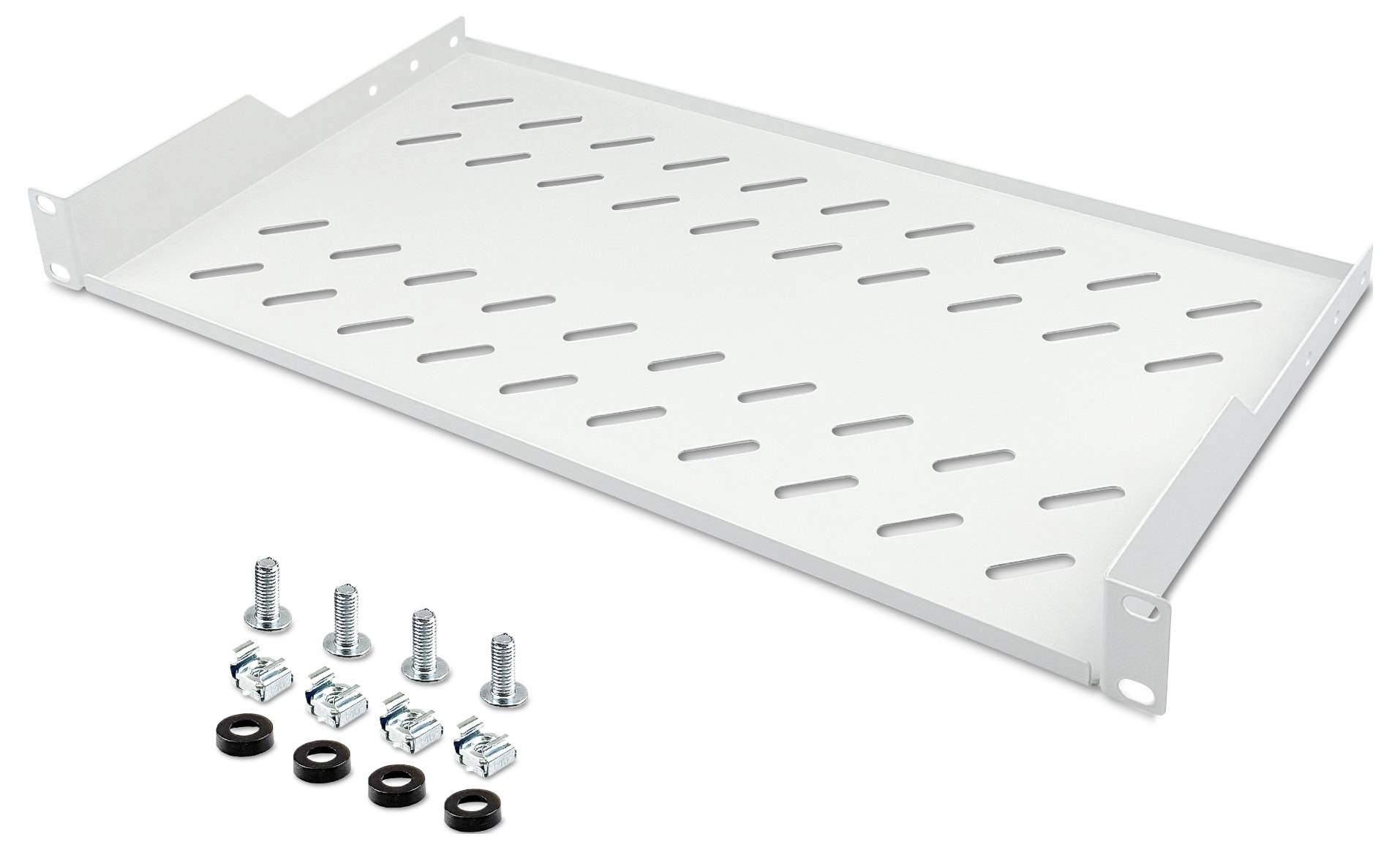 Digitus DN-97609 19 inch Server rack cabinet shelf 1 U Fixed Suitable for (cabinet depths): > 450 mm Grey