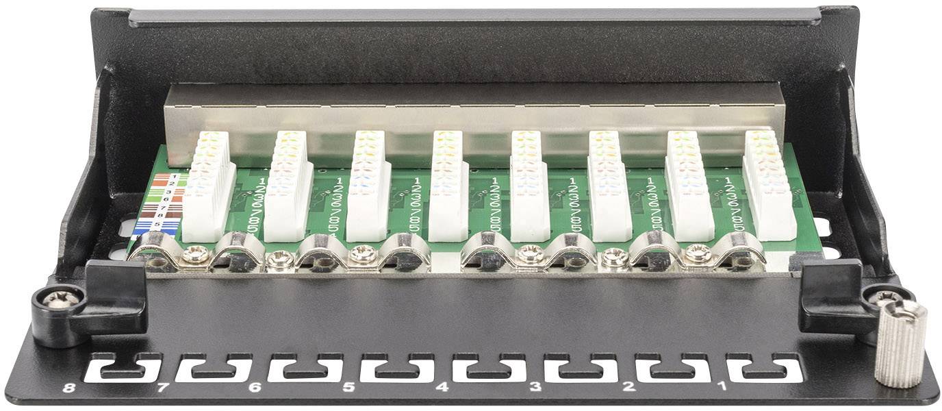 Digitus DN-10001 8 ports CAT 5e 1 U Equipped-4
