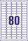 View of a stylised calendar page with the number '80' in the centre, surrounded by small rectangles that could represent days.