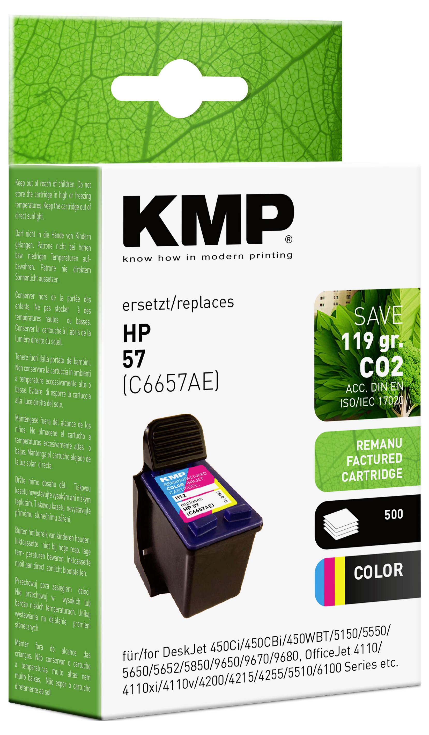 KMP Ink cartridge replaced HP, LSK, OTC, Odixion, Olivetti, Output Solutions, Seiko Precision, Telecom Italia 57, C6657A-1