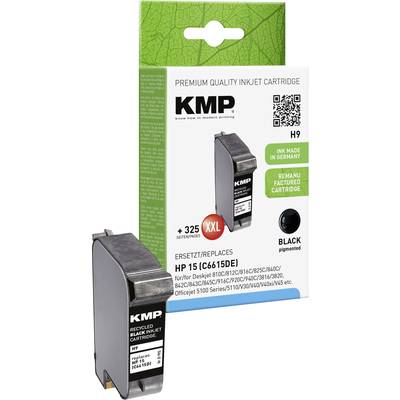KMP Ink replaced HP 15, C6615DE Compatible  Black H9 0993,4151